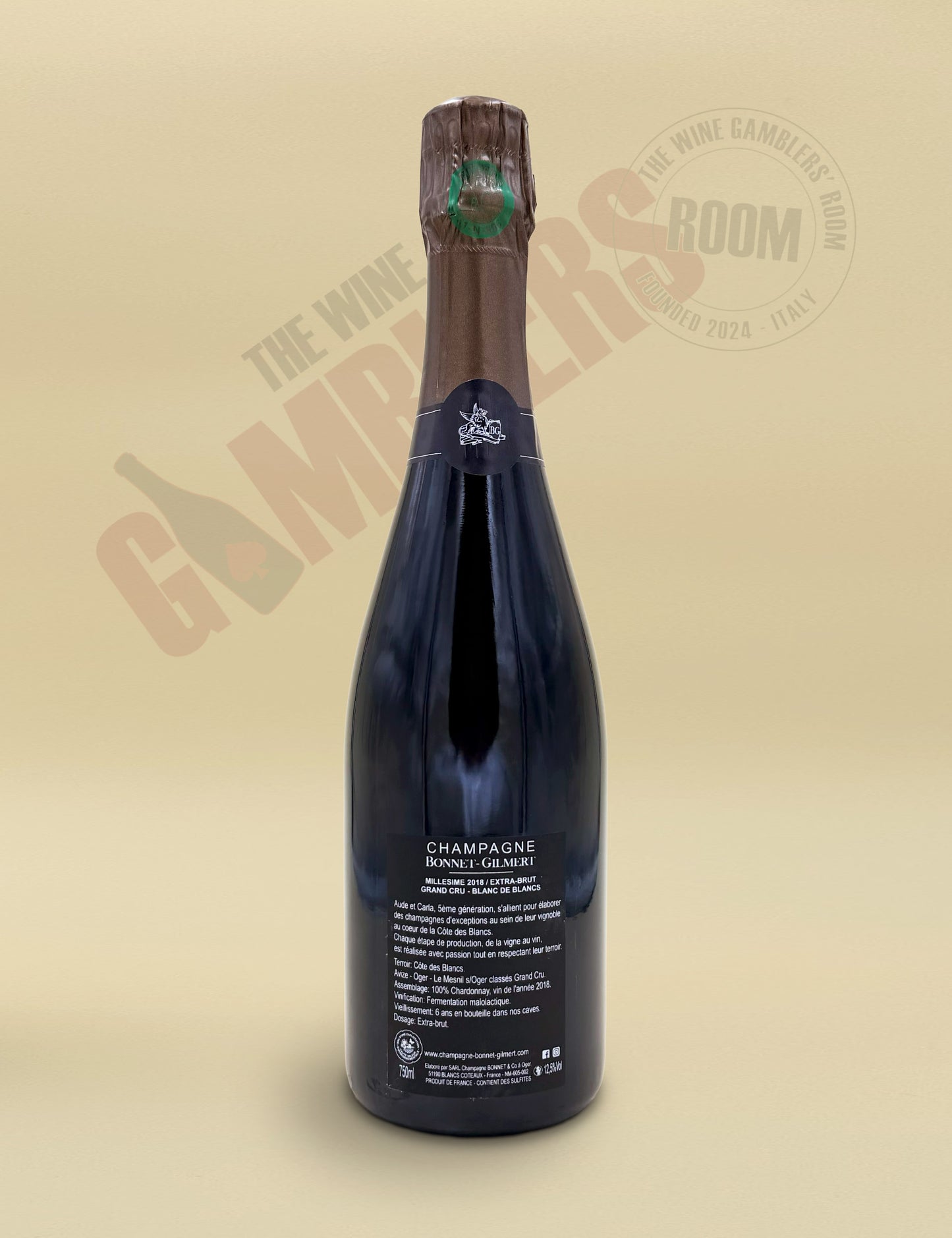 Champagne Bonnet-Gilmert - Grand Cru Blanc de Blancs Millesime 2018 Extra Brut