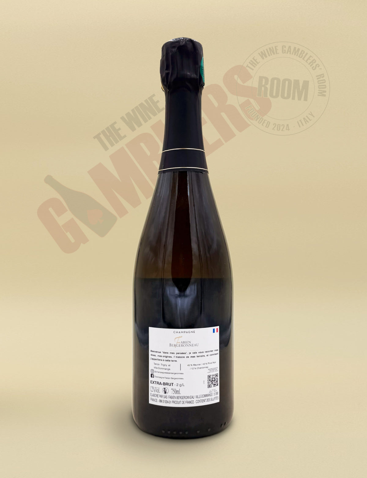 Champagne Fabien Bergeronneau - Dans Mes Pensées Extra Brut