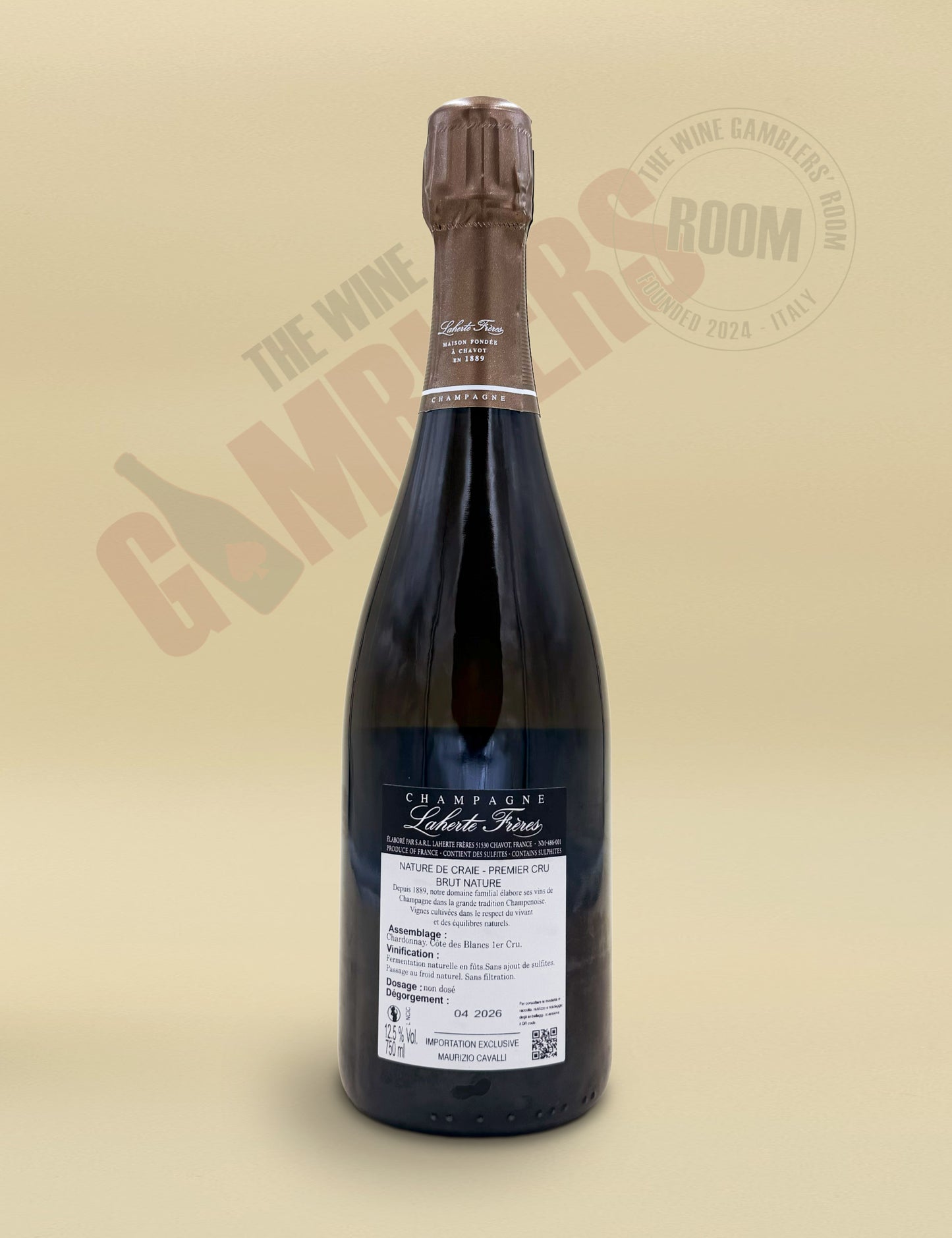 Champagne Laherte Frères - Nature de Craie Premier Cru Brut Nature