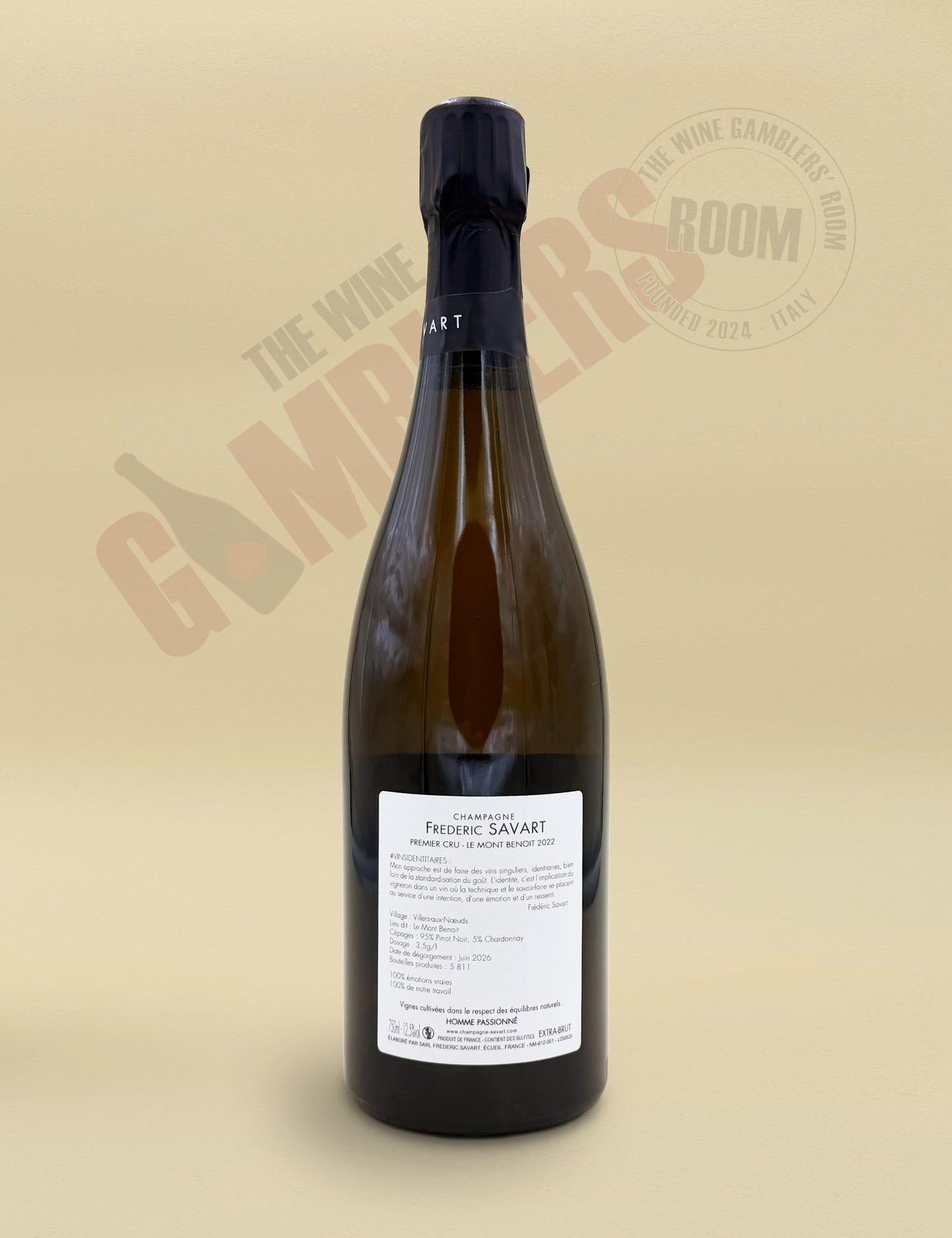 Champagne Frederic Savart - Le Mont Benoit Premier Cru Extra Brut 2022