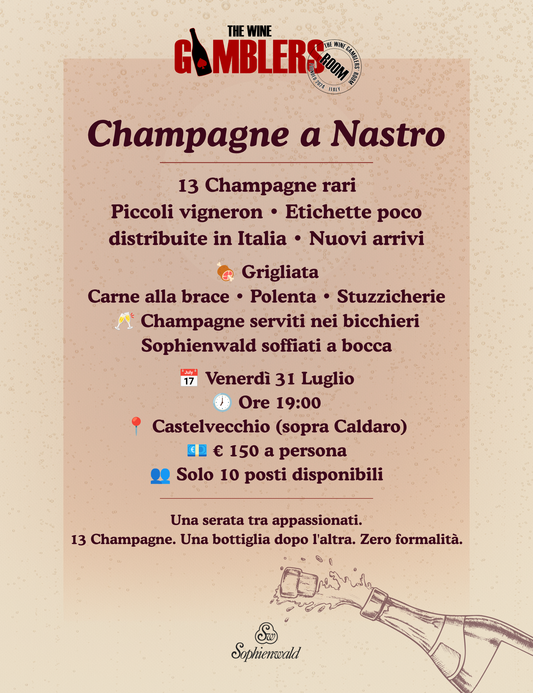 Champagne a nastro! - Luglio 2026