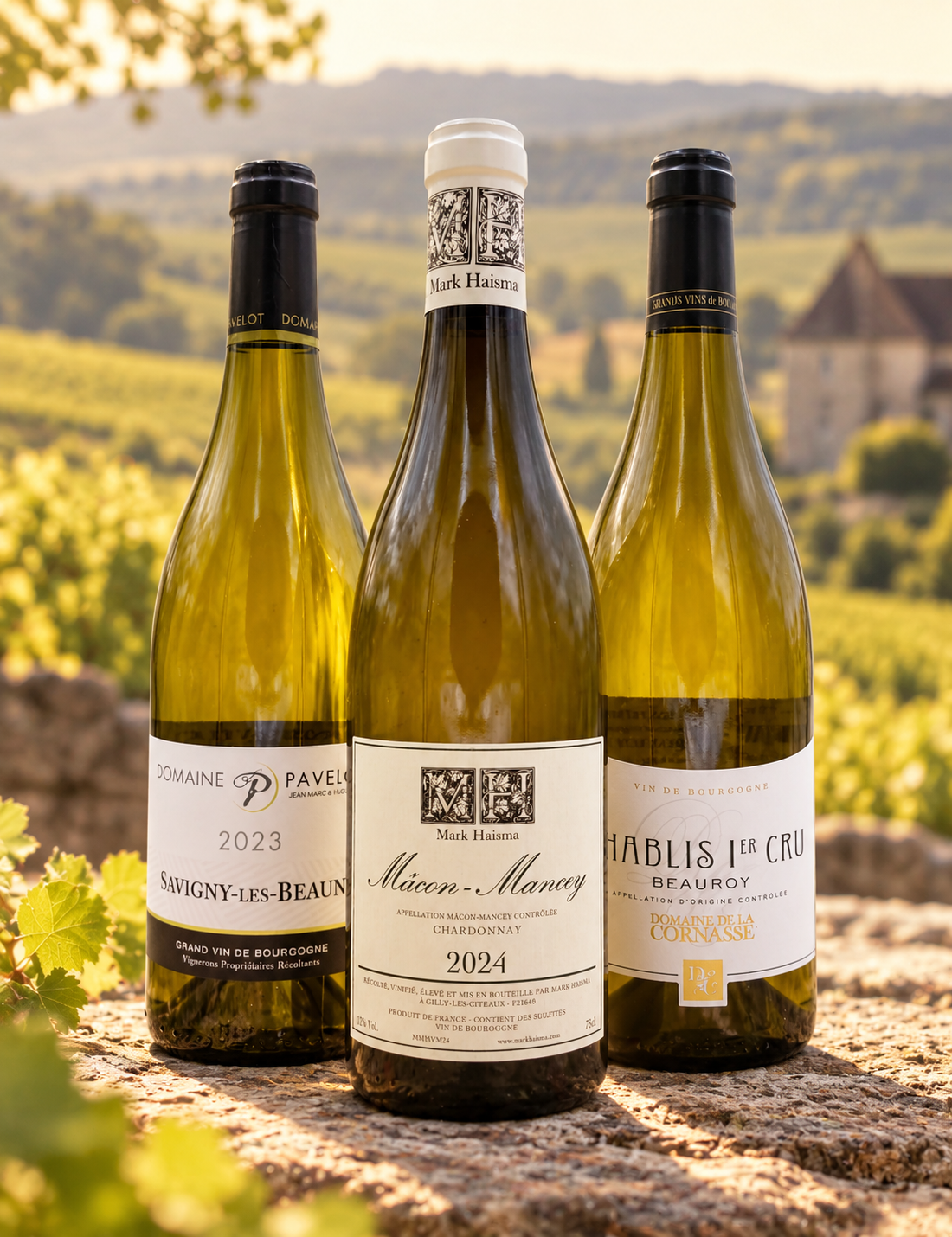 Borgogna in Bianco – 3 Chardonnay, 3 Territori